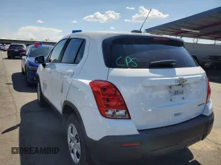 2016 Chevrolet Trax LS with VIN 3GNCJKSBXGL278915, listed as a Copart auction lot 84022104 with 82,341 mi miles and Clean Title. Bid and sale history available at carsss.com. Image 3.