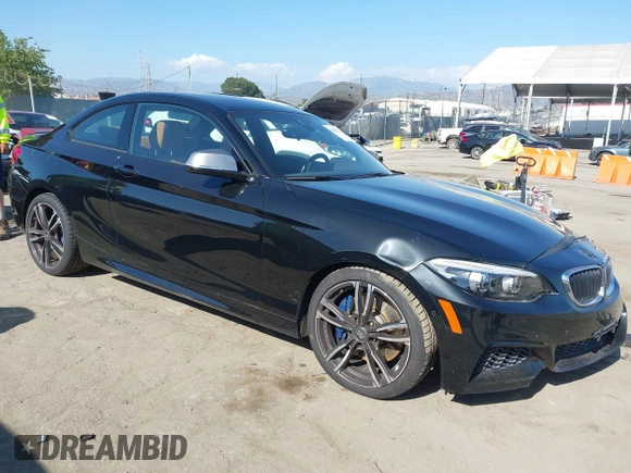 2018 BMW 2 Series M240i with VIN WBA2J5C58JVC07282, listed as a IAAI auction lot 42148314 with 34,456 mi miles and . Bid and sale history available at DreamBid. Image 1.