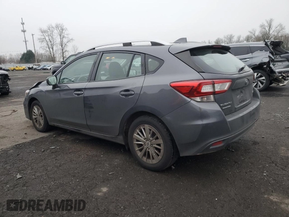 2018 Subaru Impreza Premium with VIN 4S3GTAD6XJ3748930, listed as a Copart auction lot 88153825 with 119,686 mi miles and Salvage title. Bid and sale history available at DreamBid. Image 2.