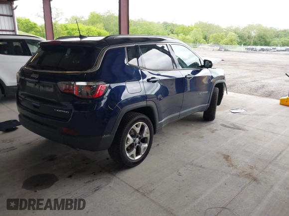 2018 Jeep Compass Limited with VIN 3C4NJDCB2JT222325, listed as a IAAI auction lot 42230333 with 65,030 mi miles and . Bid and sale history available at DreamBid. Image 4.