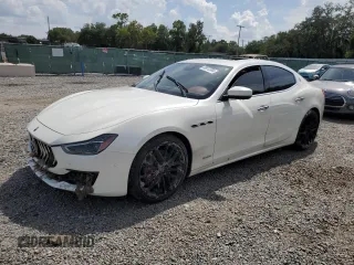 2019 Maserati Ghibli S Q4 GranLusso with VIN ZAM57YTL5K1329372, listed as a Copart auction lot 68972364 with 53,387 mi miles and Salvage Title. Bid and sale history available at carsss.com. Image 1.