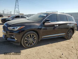 2019 Infiniti QX60 Pure with VIN 5N1DL0MN9KC566394, listed as a Copart auction lot 62879095 with 56,448 mi miles and Salvage title. Bid and sale history available at DreamBid. Image 1.