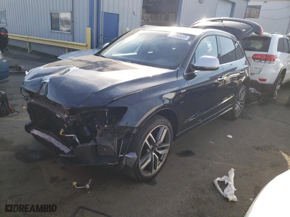 2016 Audi SQ5 Premium Plus with VIN WA1CCAFP7GA143833, listed as a Copart auction lot 71398422 with 22,422 mi miles. Bid and sale history available at carsss.com. Image 1.
