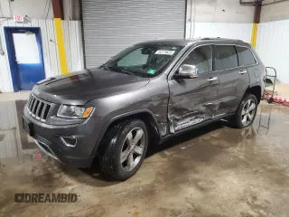2014 Jeep Grand Cherokee Limited with VIN 1C4RJFBT8EC384064, listed as a Copart auction lot 44173625 with 198,428 mi miles and Salvage title. Bid and sale history available at DreamBid. Image 1.