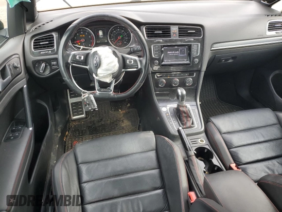 2015 Volkswagen GTI SE with VIN 3VW4T7AU1FM027908, listed as a Copart auction lot 81329894 with 61,315 mi miles and Salvage Title. Bid and sale history available at DreamBid. Image 8.