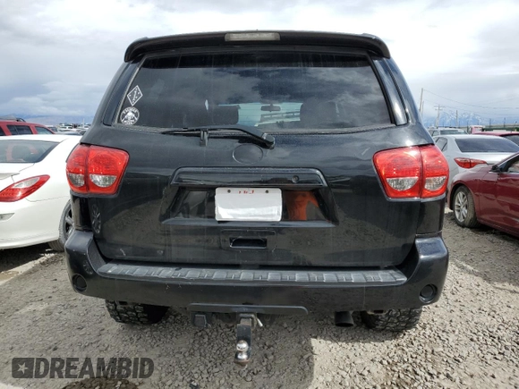 2010 Toyota Sequoia SR5 with VIN 5TDBY5G15AS032275, listed as a Copart auction lot 48418845 with 0 mi miles and Salvage Title. Bid and sale history available at carsss.com. Image 6.
