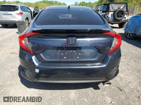 2017 Honda Civic Sedan EX-L with VIN 2HGFC1F79HH640969, listed as a Copart auction lot 54761305 with 125,167 mi miles and Clean Title. Bid and sale history available at carsss.com. Image 6.