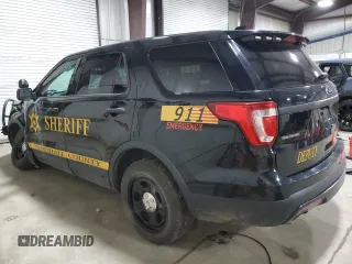 2016 Ford Police Interceptor Utility z VIN 1FM5K8AR7GGB54066, wystawiony jako Copart lot #52110255 z przebiegiem 95 302 mil mil oraz Szkoda całkowita • Salvage title. Historia ofert i sprzedaży dostępna na DreamBid. Obrazek 2.