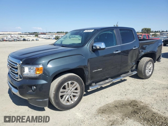 2018 GMC Canyon 4WD SLT with VIN 1GTG6DEN4J1219631, listed as a Copart auction lot 62603815 with 37,384 mi miles and Salvage title. Bid and sale history available at DreamBid. Image 1.