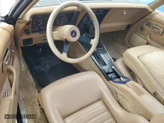 1981 Chevrolet Corvette with VIN 1G1AY8765BS415756, listed as a Copart auction lot 76858154 with 68,139 mi miles and Salvage Title. Bid and sale history available at carsss.com. Image 8.
