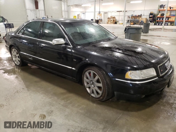 2003 Audi S8 with VIN WAUGU44D73N001772, listed as a Copart auction lot 53247835 with Not Provided miles and Salvage Title. Bid and sale history available at DreamBid. Image 4.