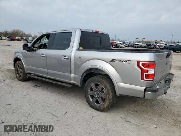 2020 Ford F-150 XL with VIN 1FTEW1EP6LFC32362, listed as a Copart auction lot 51294975 with 0 mi miles and Salvage Title. Bid and sale history available at carsss.com. Image 2.