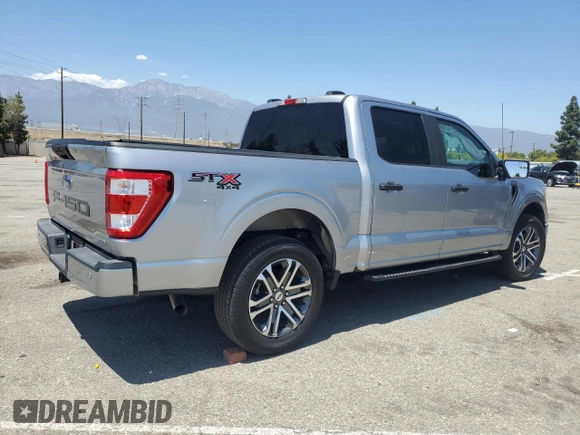 2021 Ford F-150 XL z VIN 1FTEW1EP5MKE42668, wystawiony jako Copart lot #57350175 z przebiegiem 39 727 mil mil oraz Szkoda całkowita • Salvage title. Historia ofert i sprzedaży dostępna na DreamBid. Obrazek 3.