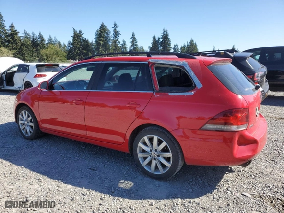 2013 Volkswagen Jetta SportWagen TDI w/Sunroof & Nav with VIN 3VWPL7AJ7DM668304, listed as a Copart auction lot 69305844 with 57,924 mi miles and Salvage Title. Bid and sale history available at carsss.com. Image 2.