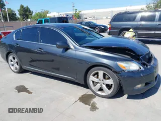 2007 Lexus GS 350 with VIN JTHBE96S870026829, listed as a IAAI auction lot 42085853 with 202,679 mi miles. Bid and sale history available at carsss.com. Image 1.