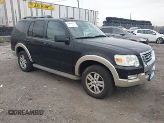 2009 Ford Explorer Eddie Bauer with VIN 1FMEU74E69UA32008, listed as a IAAI auction lot 42080223 with 122,126 mi miles and . Bid and sale history available at DreamBid. Image 1.