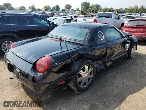 2002 Ford Thunderbird Hardtop Premium z VIN 1FAHP60A22Y107619, wystawiony jako Copart lot #55755765 z przebiegiem 32 306 mil mil oraz Nie do naprawy • Non repairable. Historia ofert i sprzedaży dostępna na DreamBid. Obrazek 3.