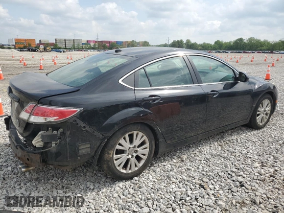 2009 Mazda 6 i Touring with VIN 1YVHP82A895M21705, listed as a Copart auction lot 57065245 with 224,444 mi miles and Salvage title. Bid and sale history available at DreamBid. Image 3.