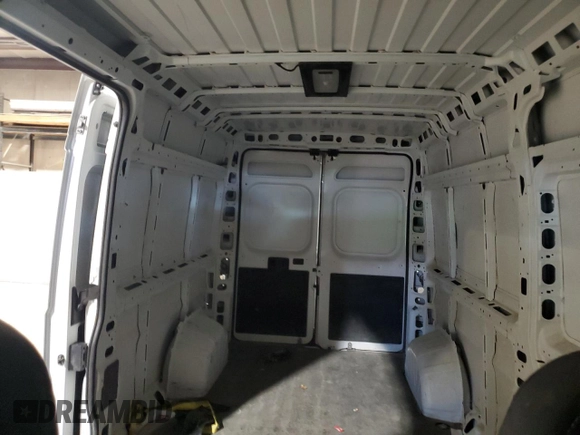 2024 Ram ProMaster Cargo Tradesman with VIN 3C6LRVDGXRE133304, listed as a Copart auction lot 49920835 with 23,133 mi miles and Salvage Title. Bid and sale history available at DreamBid. Image 10.