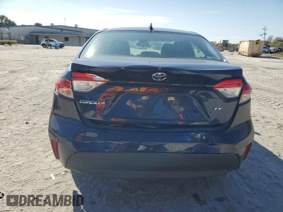 2023 Toyota Corolla LE with VIN 5YFB4MDE7PP044619, listed as a Copart auction lot 88971125 with 59,566 mi miles and Salvage Title. Bid and sale history available at carsss.com. Image 6.