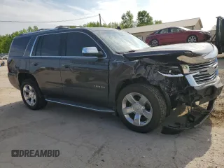 2015 Chevrolet Tahoe LTZ z VIN 1GNSKCKC4FR626030, wystawiony jako Copart lot #56280805 z przebiegiem Nie podano mil oraz Szkoda całkowita • Salvage title. Historia ofert i sprzedaży dostępna na DreamBid. Obrazek 4.