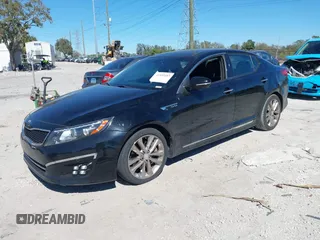2015 Kia Optima SX Turbo with VIN 5XXGR4A63FG442597, listed as a IAAI auction lot 41533157 with 156,138 mi miles and . Bid and sale history available at DreamBid. Image 17.