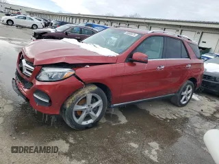 2016 Mercedes-Benz GLE 350 with VIN 4JGDA5HBXGA771552, listed as a Copart auction lot 45095975 with 68,369 mi miles and Salvage title. Bid and sale history available at DreamBid. Image 1.