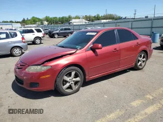 2007 Mazda 6 S Sport VE with VIN 1YVHP80D775M09006, listed as a Copart auction lot 55129115 with 156,064 mi miles and Salvage Title. Bid and sale history available at DreamBid. Image 1.