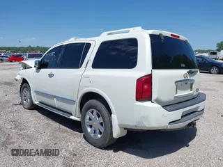 2007 Infiniti QX56 with VIN 5N3AA08C87N804711, listed as a IAAI auction lot 39319532 with 1 mi miles. Bid and sale history available at carsss.com. Image 3.