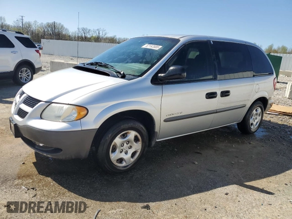 2001 Dodge Caravan SE with VIN 1B4GP25341B160300, listed as a Copart auction lot 52192885 with 107,518 mi miles and Non Repairable. Bid and sale history available at carsss.com. Image 1.