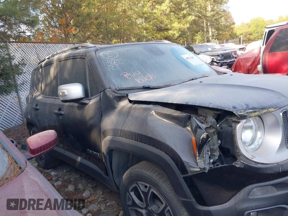 2015 Jeep Renegade Limited with VIN ZACCJBDT6FPB41927, listed as a IAAI auction lot 40731249 with 127,026 mi miles and . Bid and sale history available at DreamBid. Image 13.