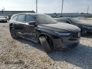 2022 Acura MDX w/A-Spec Package with VIN 5J8YE1H02NL030168, listed as a Copart auction lot 69001204 with 45,231 mi miles and Salvage Title. Bid and sale history available at carsss.com. Image 4.