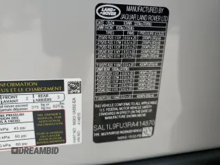 2024 Land Rover Range Rover Sport Dynamic SE with VIN SAL1L9FU3RA414870, listed as a Copart auction lot 43243595 with 1,808 mi miles and Salvage Title. Bid and sale history available at DreamBid. Image 14.