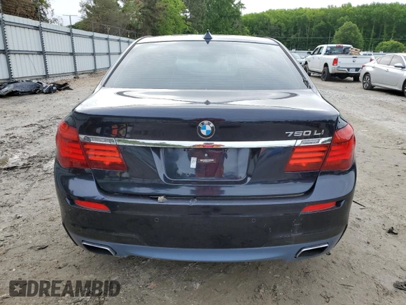 2014 BMW 7 Series ALPINA B7 with VIN WBAYE8C55ED136311, listed as a Copart auction lot 56519375 with 110,542 mi miles and Salvage title. Bid and sale history available at DreamBid. Image 6.
