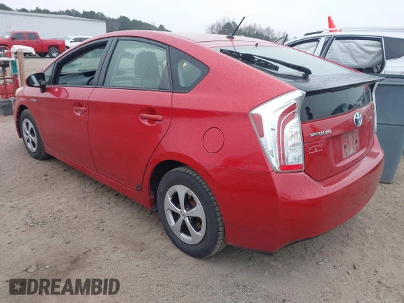 2013 Toyota Prius One with VIN JTDKN3DU6D0346326, listed as a IAAI auction lot 41206502 with 169,544 mi miles and . Bid and sale history available at DreamBid. Image 3.