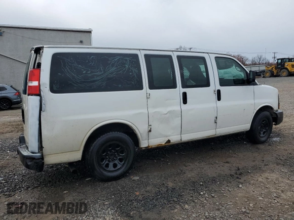 2009 Chevrolet Express Cargo z VIN 1GCFG15X391111893, wystawiony jako Copart lot #49842715 z przebiegiem 260 105 mil mil oraz Szkoda całkowita • Salvage title. Historia ofert i sprzedaży dostępna na DreamBid. Obrazek 3.