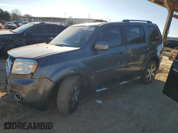 2012 Honda Pilot Touring with VIN 5FNYF3H90CB036699, listed as a Copart auction lot 45858635 with 161,132 mi miles and Salvage Title. Bid and sale history available at carsss.com. Image 1.