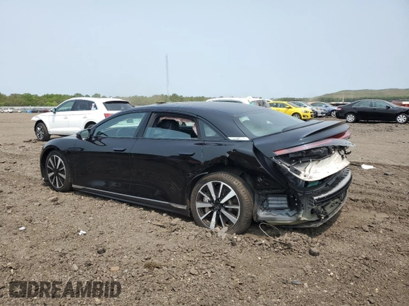 2023 Lucid Air Pure z VIN 50EA1PFA8PA008146, wystawiony jako Copart lot #59182745 z przebiegiem 23 861 mil mil oraz Szkoda całkowita • Salvage title. Historia ofert i sprzedaży dostępna na DreamBid. Obrazek 2.