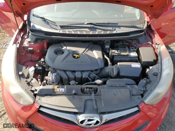2013 Hyundai Elantra Coupe GS PZEV with VIN KMHDH6AEXDU015266, listed as a Copart auction lot 47677875 with 0 mi miles and Clean Title. Bid and sale history available at carsss.com. Image 11.