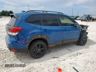 2022 Subaru Forester Wilderness with VIN JF2SKAMC2NH527657, listed as a Copart auction lot 57845595 with 36,981 mi miles and Salvage title. Bid and sale history available at DreamBid. Image 3.