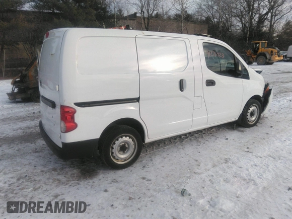 2020 Nissan NV200 Compact Cargo SV with VIN 3N6CM0KN8LK708937, listed as a IAAI auction lot 41271023 with 139,569 mi miles. Bid and sale history available at carsss.com. Image 4.
