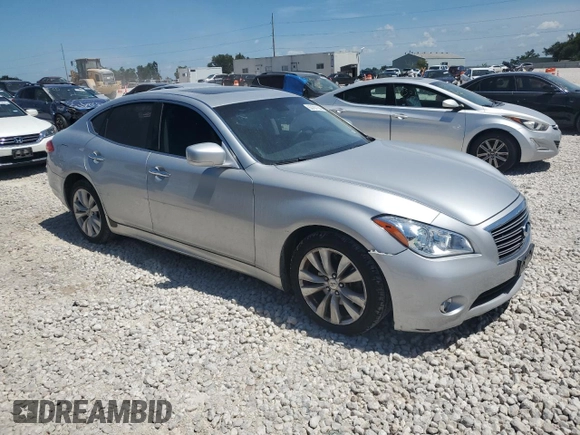 2011 Infiniti M37 with VIN JN1BY1AP7BM324886, listed as a Copart auction lot 63787144 with 186,400 mi miles and Salvage Title. Bid and sale history available at carsss.com. Image 4.