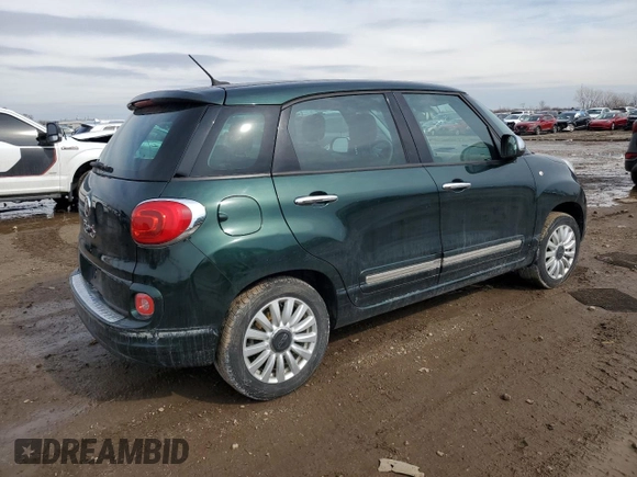 2015 FIAT 500L Lounge with VIN ZFBCFACH3FZ034699, listed as a Copart auction lot 46993955 with 66,238 mi miles and Salvage Title. Bid and sale history available at carsss.com. Image 3.