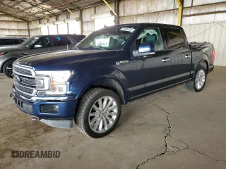 2018 Ford F-150 XL with VIN 1FTEW1EGXJFE48440, listed as a Copart auction lot 51834215 with 53,389 mi miles and Salvage Title. Bid and sale history available at carsss.com. Image 1.