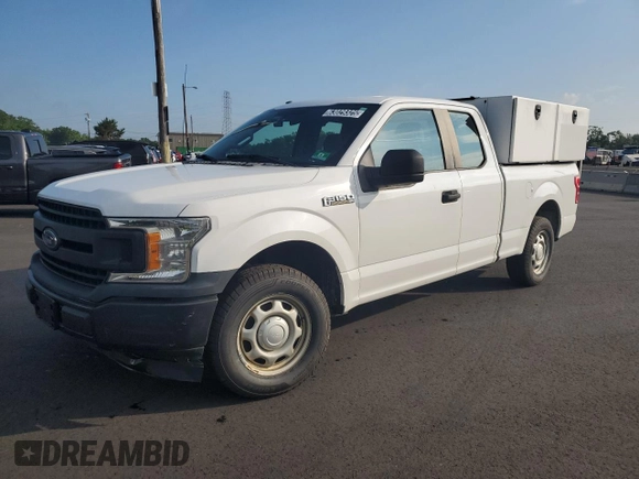 2018 Ford F-150 XL with VIN 1FTEX1C59JKD46536, listed as a Copart auction lot 63029325 with 111,644 mi miles and Clean title. Bid and sale history available at DreamBid. Image 1.