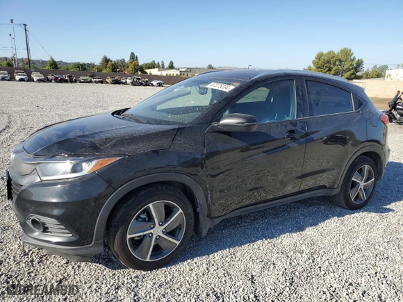 2021 Honda HR-V EX-L with VIN 3CZRU5H73MM728614, listed as a Copart auction lot 67075234 with 45,516 mi miles and Salvage Title. Bid and sale history available at carsss.com. Image 1.