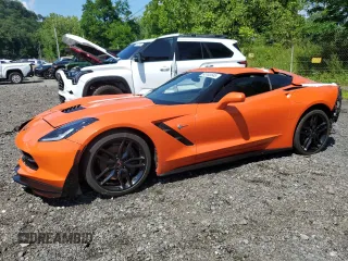 2019 Chevrolet Corvette Z51 1LT with VIN 1G1YH2D79K5115418, listed as a Copart auction lot 65183545 with 37,620 mi miles and Salvage title. Bid and sale history available at DreamBid. Image 1.