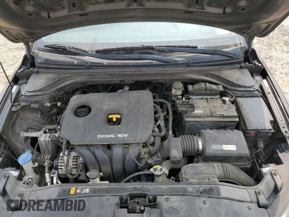 2017 Hyundai Elantra SE with VIN KMHD74LF2HU361038, listed as a Copart auction lot 58988105 with 165,547 mi miles and Salvage title. Bid and sale history available at DreamBid. Image 11.