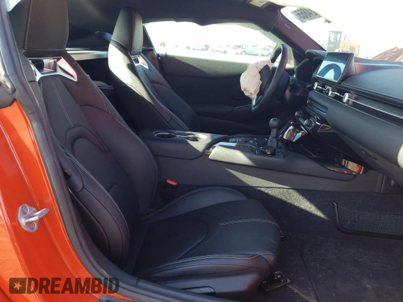 2024 Toyota Supra 3.0 with VIN WZ1DB0G07RW062721, listed as a Copart auction lot 54124865 with 2,445 mi miles and Salvage title. Bid and sale history available at DreamBid. Image 10.