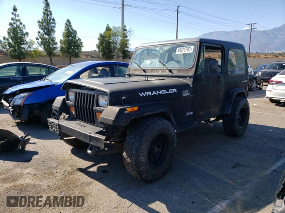 1990 Jeep Wrangler "S" with VIN 2J4FY19EXLJ514139, listed as a Copart auction lot 47270535 with 160,324 mi miles and Clean Title. Bid and sale history available at carsss.com. Image 1.